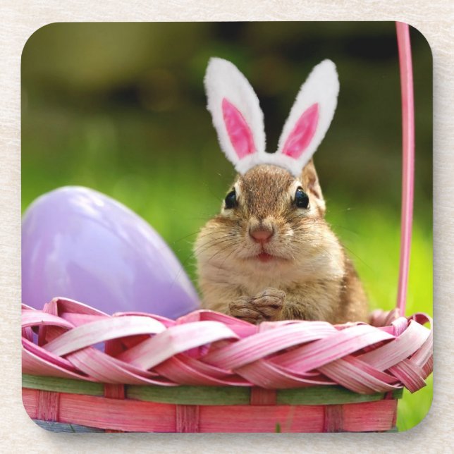Dessous-de-verre Tamia de lapin de Pâques (Devant)