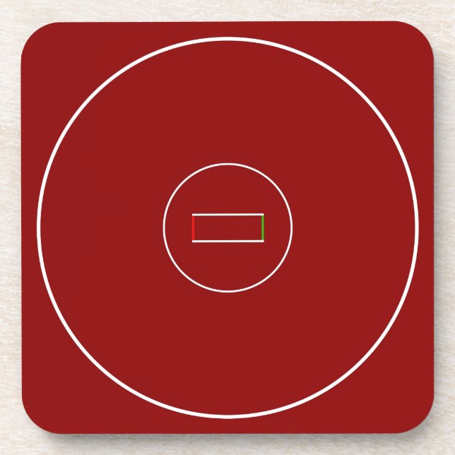 Dessous-de-verre Tapis de lutte (Devant)