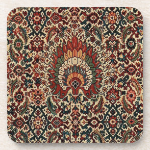 Dessous-de-verre Tapis de tapis persan turc antique