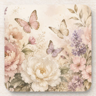 Dessous-de-verre Tapis de verre de boisson pour jardin botanique co