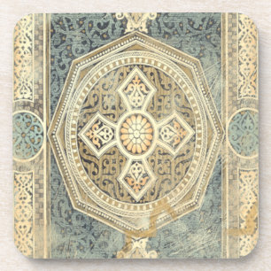 Dessous-de-verre Tapisserie ornementale avec design géométrique orn