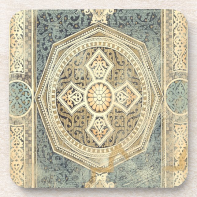 Dessous-de-verre Tapisserie ornementale avec design géométrique orn (Devant)