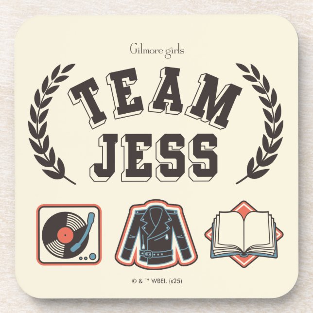 Dessous-de-verre Team Jess Gilmore Girls Design (Devant)