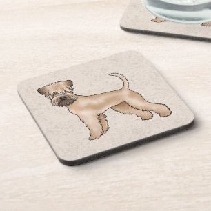 Dessous-de-verre Tender Irish Soft-Coated Wheaten Terrier Beige