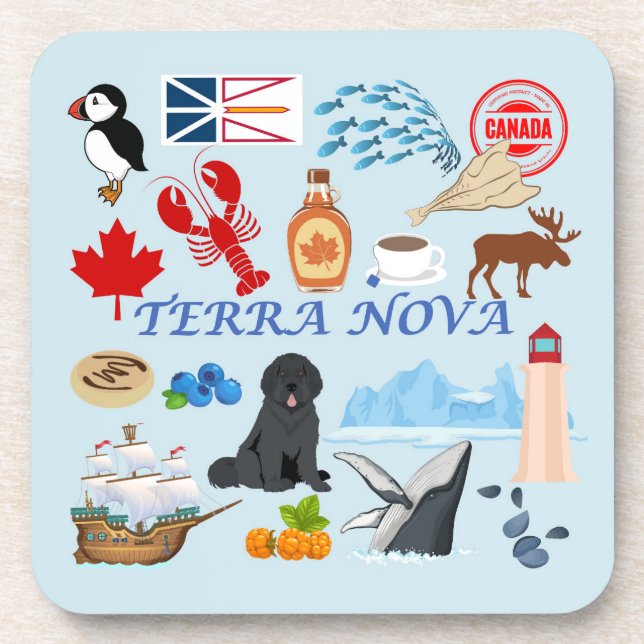 Dessous-de-verre Terra Nova Terre-Neuve (Devant)