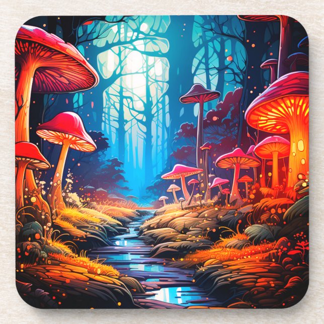 Dessous-de-verre Terre des champignons Ai (Devant)