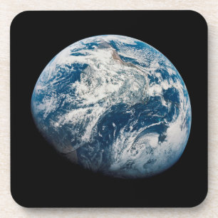 Dessous-de-verre Terre Tirée De L'Aollo 8 Spacecraft.