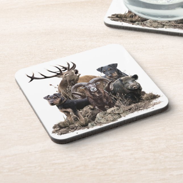 Dessous-de-verre Terrier de chasse allemand (Côté gauche)