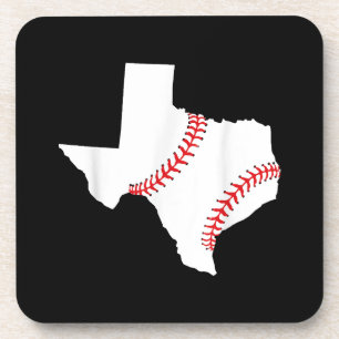 Dessous-de-verre Texas Baseball État drôle Texas Baseball