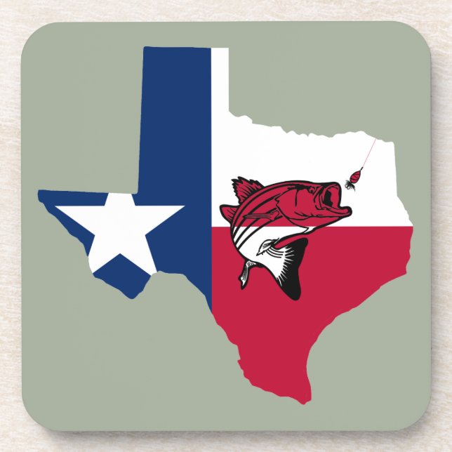 Dessous-de-verre Texas Fishing (Devant)