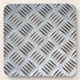 Dessous-de-verre Texture des tôles métalliques