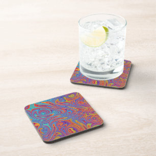 Dessous-de-verre textures psychodeliques