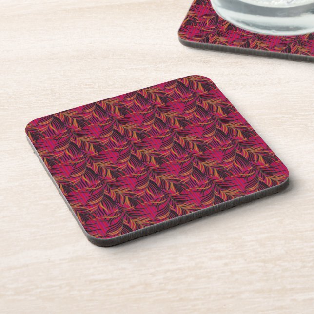 Dessous-de-verre Thai Brocades Violet Sunset Grasses Dessous de ver (Côté gauche)