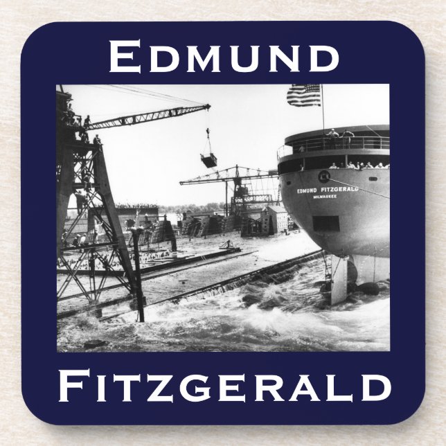 Dessous-de-verre The Edmund Fitzgerald (Devant)