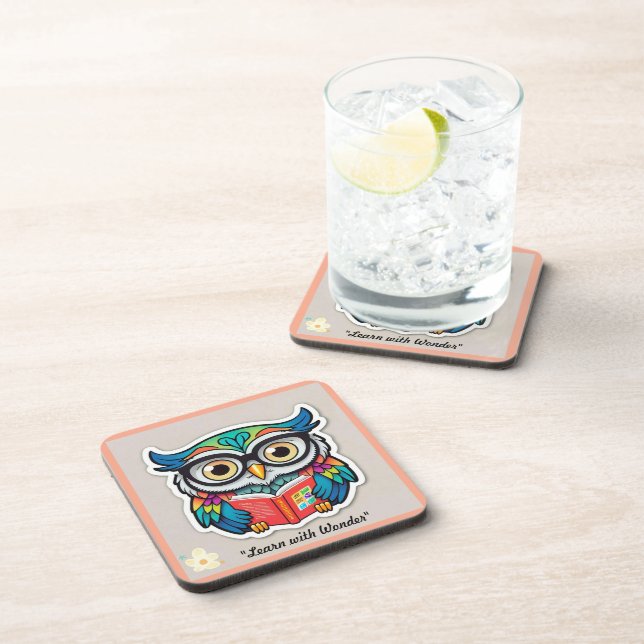 Dessous-de-verre "The Owl Reader" (Côté Droit)