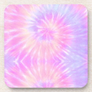 Dessous-de-verre Tiedye Pastel Rainbow Spirale Hippie Tie Dye