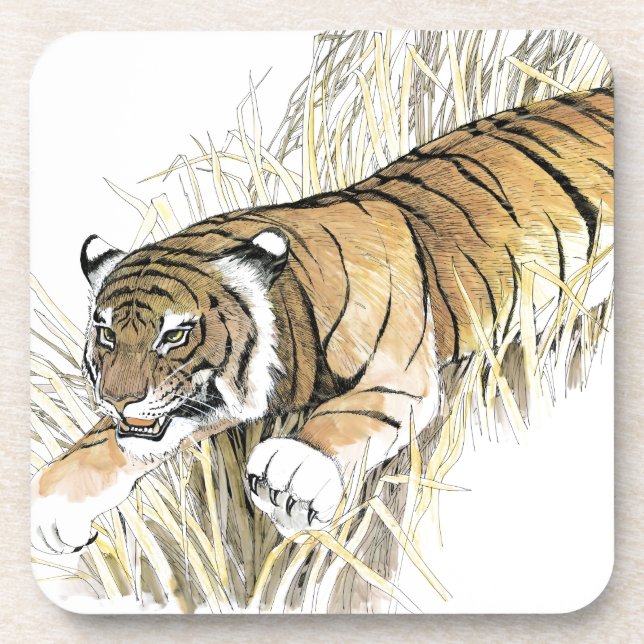 Dessous-de-verre Tigre (Devant)