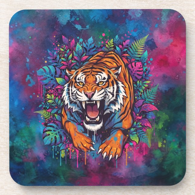 Dessous-de-verre Tigre (Devant)