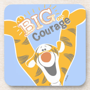 Dessous-de-verre Tigre  Grand courage