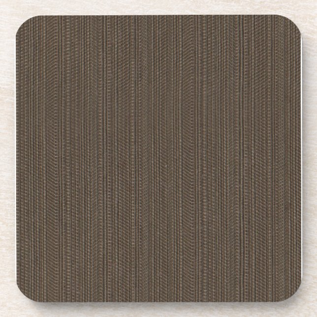 Dessous-de-verre Tissu Brown élégant (Devant)