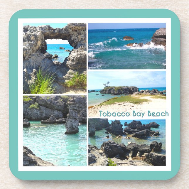 Dessous-de-verre Tobacco Bay Beach, Bermudes (Devant)