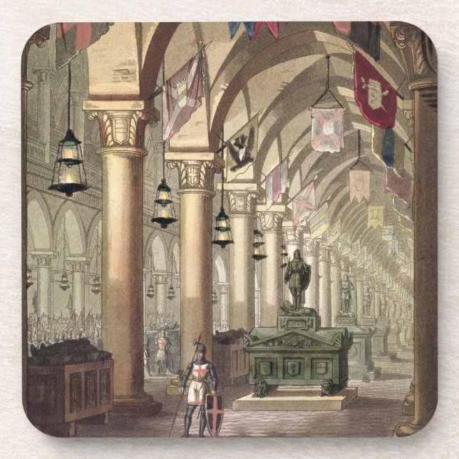 Dessous-de-verre Tombes des chevaliers Templar, c.1820-39 (Devant)