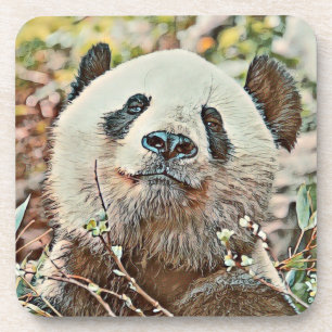 Dessous-de-verre toony panda