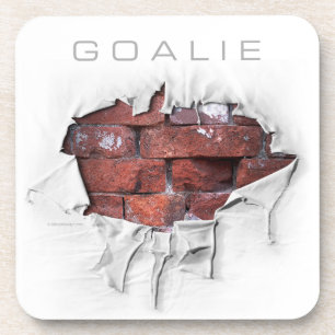 Dessous-de-verre Torn Brick Wall Goalie