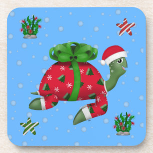 Dessous-de-verre Tortue de Noël