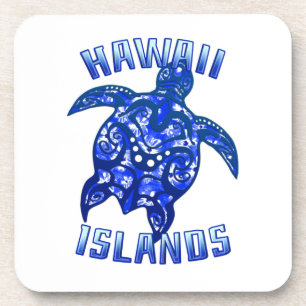 Dessous-de-verre Tortue tribale Hawaii Vacances