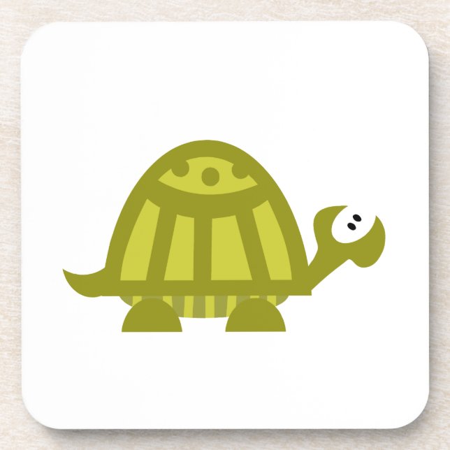 Dessous-de-verre Tortue verte (Devant)