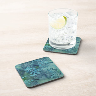 Dessous-de-verre Tortues marines Batik