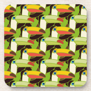 Dessous-de-verre Toucans colorés