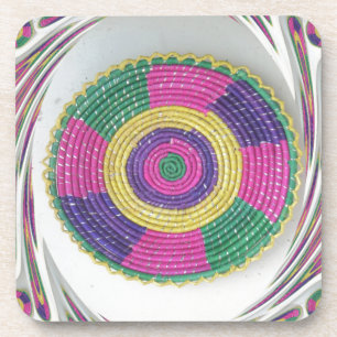 Dessous-de-verre Tourbillon traditionnel en plaque tissée