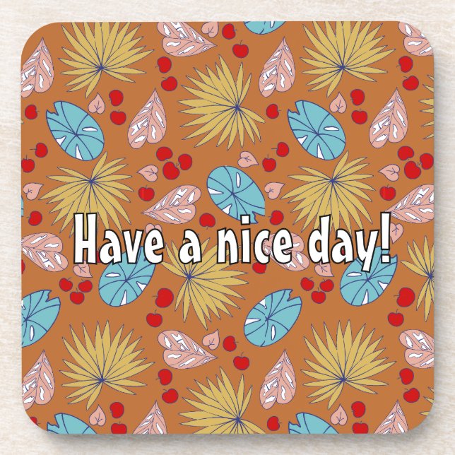 Dessous-de-verre tout autour tropical (Devant)