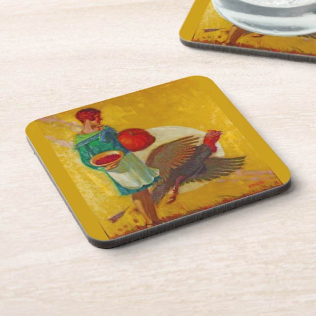 Dessous-de-verre Tout sauf la dinde (Côté gauche)