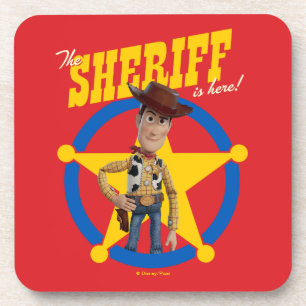 Dessous-de-verre Toy Story 4   Woody "Le shérif est là"