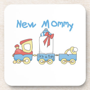 Dessous-de-verre Train New Mommy C'est un petit cadeau