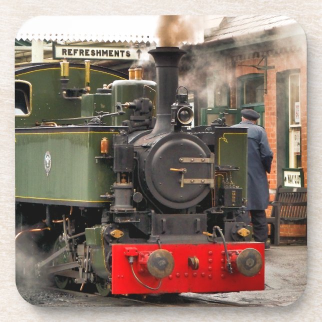 DESSOUS-DE-VERRE TRAINS À VAPEUR (Devant)