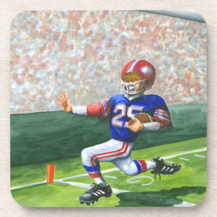 Dessous-de-verre Traverser la ligne d'objectif pour une touche