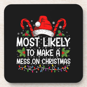 Dessous-de-verre Très Probable De Faire Un Mess À Noël