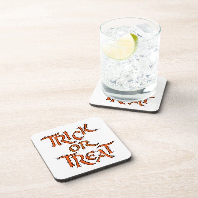 Dessous-de-verre Trick Halloween ou Traiter les mots (Côté Droit)