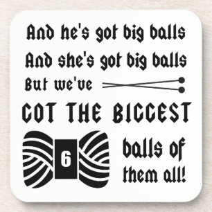 Dessous-de-verre Tricot ・ Big Balls of Yarn Crafts