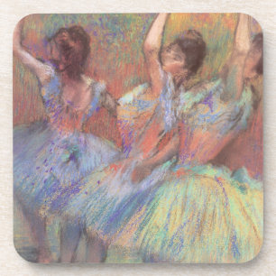 Dessous-de-verre Trois danseurs d'Edgar Degas, Ballet Art Vintage