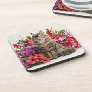 Dessous de verre Tropical Chat Set 6 Design.