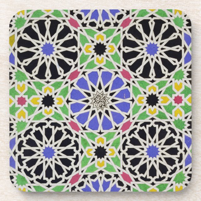 Dessous-de-verre Trottoir de mosaïque dans le vestiaire du sultan (Devant)