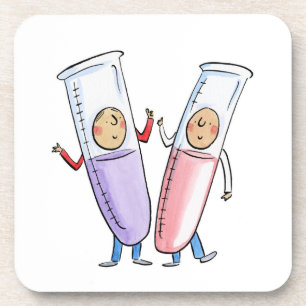 Dessous-de-verre Tubes de test