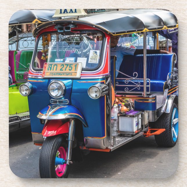 Dessous-de-verre Tuk tuk de Bangkok (Devant)