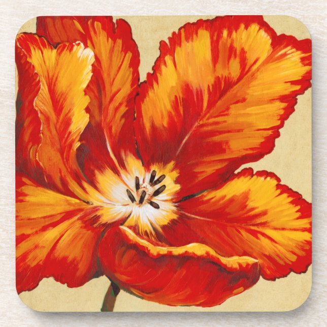 Dessous-de-verre Tulipe de perroquet I (Devant)
