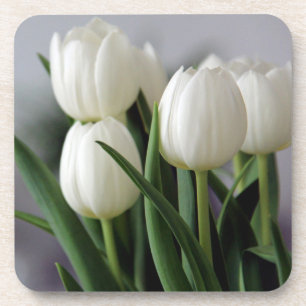 Dessous-de-verre Tulipe élégante et fleurs florales Roses Photograp